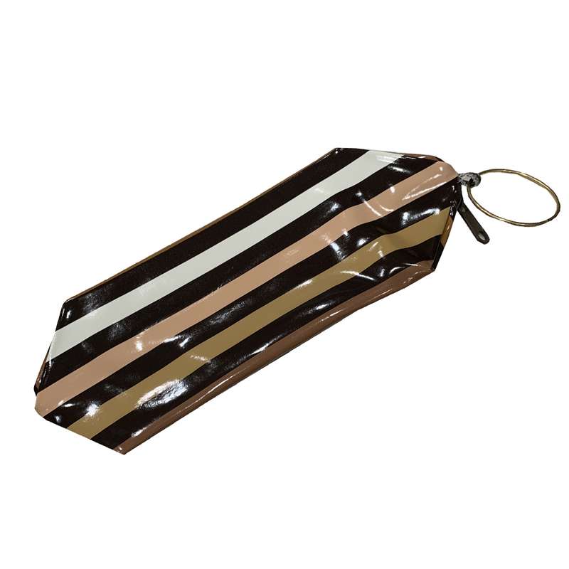 کیف لوازم آرایش زنانه مدل راه راه