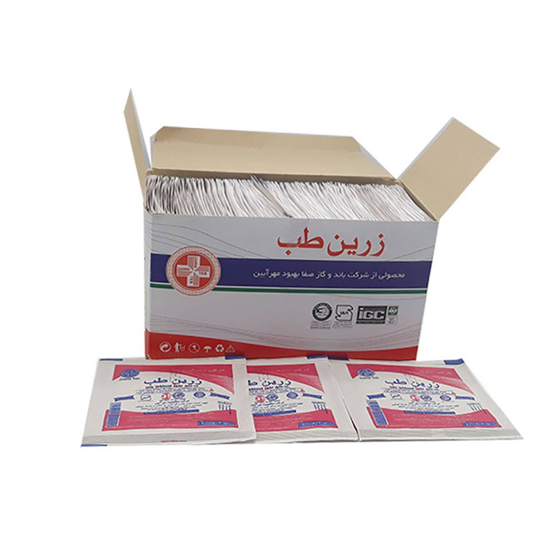 گاز استریل زرین طب مدل 010 بسته 150 عددی