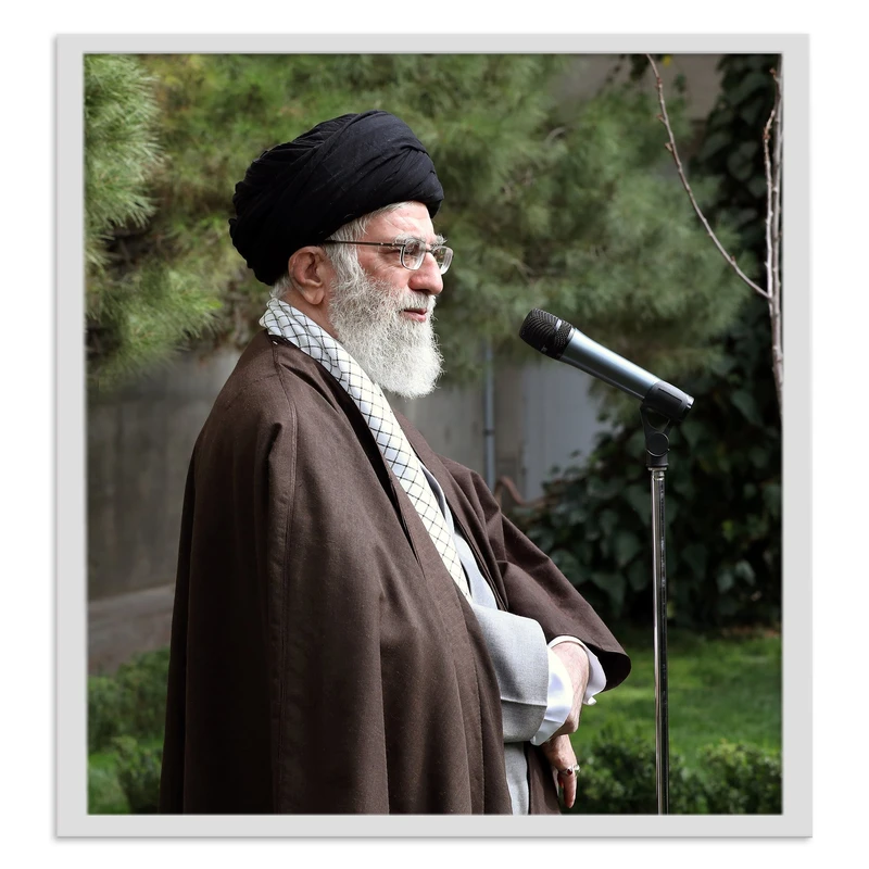 تابلو بکلیت طرح آیت الله سید علی خامنه ای مدل W-s2085