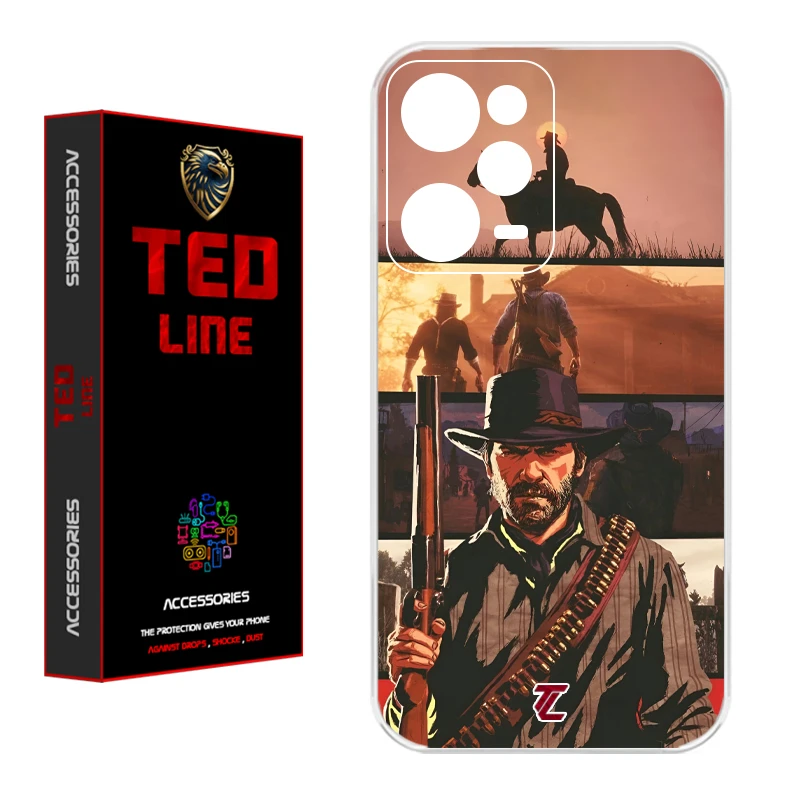 کاور تدلاین طرح رد دد ریدمپشن کد 1201 مناسب برای گوشی موبایل شیائومی Redmi Note 12 Pro 5G / Poco X5 Pro