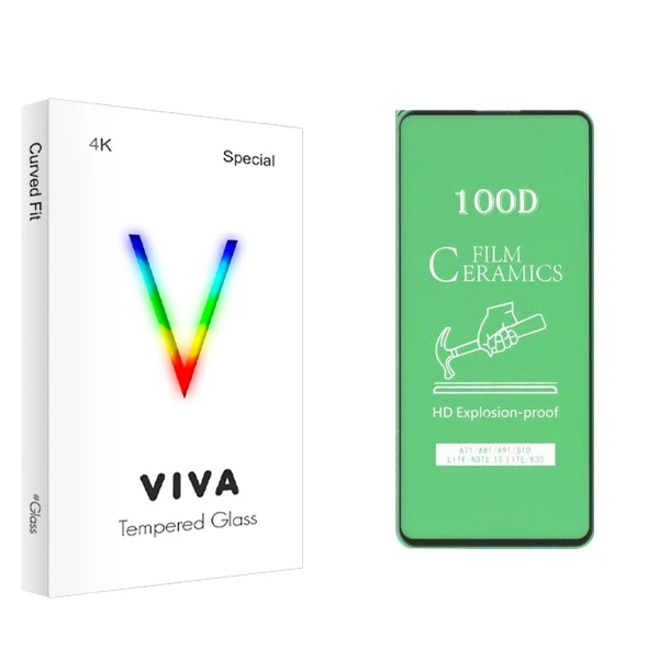 محافظ صفحه نمایش سرامیکی ویوا مدل 4K مناسب برای گوشی موبایل سامسونگ Galaxy S10 Lite