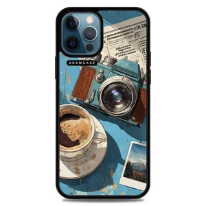 AKAM AMC-WA12PROMAX-COFFEE-1 Cover For Apple iPhone 12 Pro Max