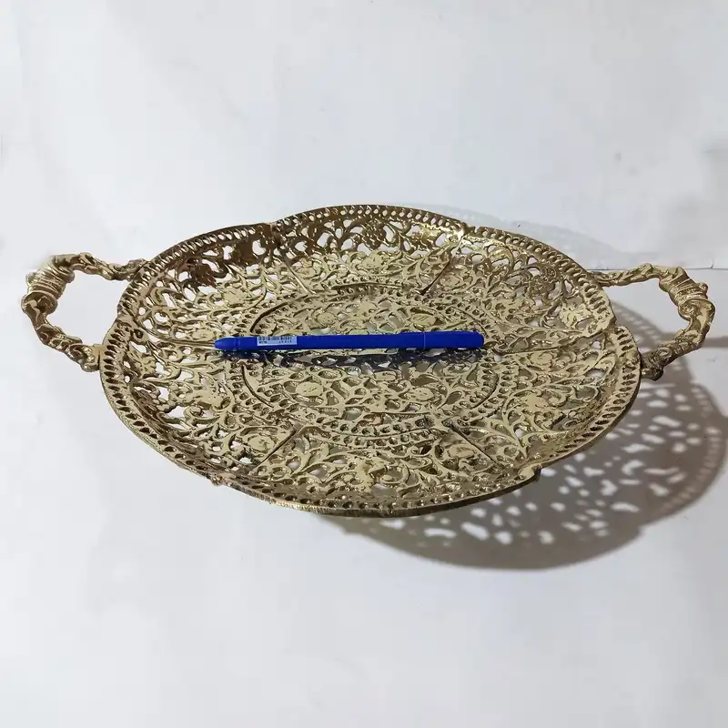 سینی برنجی مدل کرال کد 1100