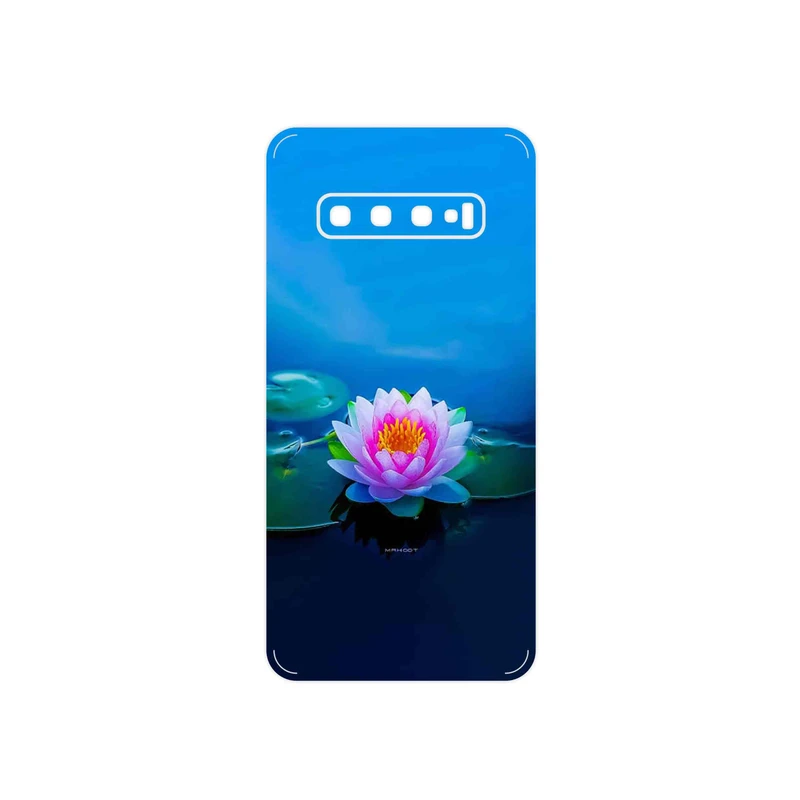 برچسب پوششی ماهوت مدل Lotus مناسب برای گوشی موبایل سامسونگ Galaxy S10