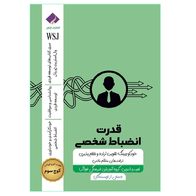 کتاب قدرت انضباط شخصی؛ خودکوچینگ تقویت اراده و نظمپذیری، ترفندهای منظم ماندن اثر جمعی از نویسندگان انتشارات فراهنر
