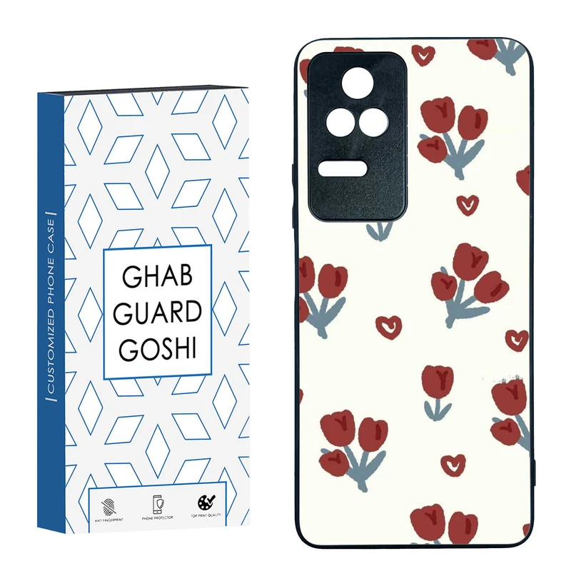 کاور قاب گارد گوشی طرح گل کد TPU-140 مناسب برای گوشی موبایل شیائومی  Redmi K40S / Poco F4 5G