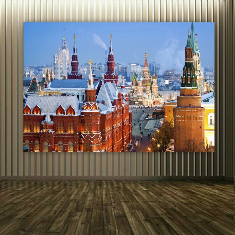 پوستر دیواری طرح نمای شهرهای جهان کد FP10138