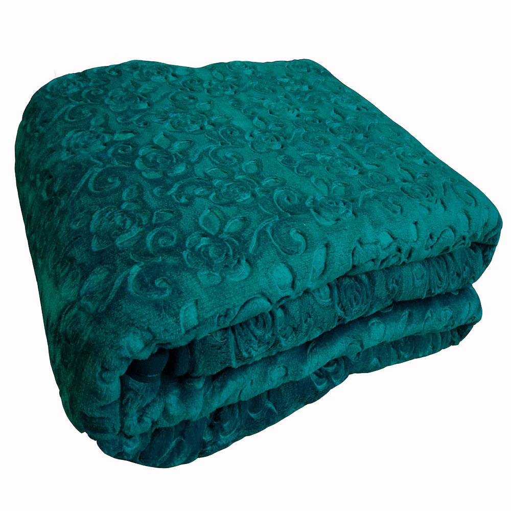 پتو شادیلون مدل چیکا طرح برجسته کد 800 سایز 160x220 سانتیمتر