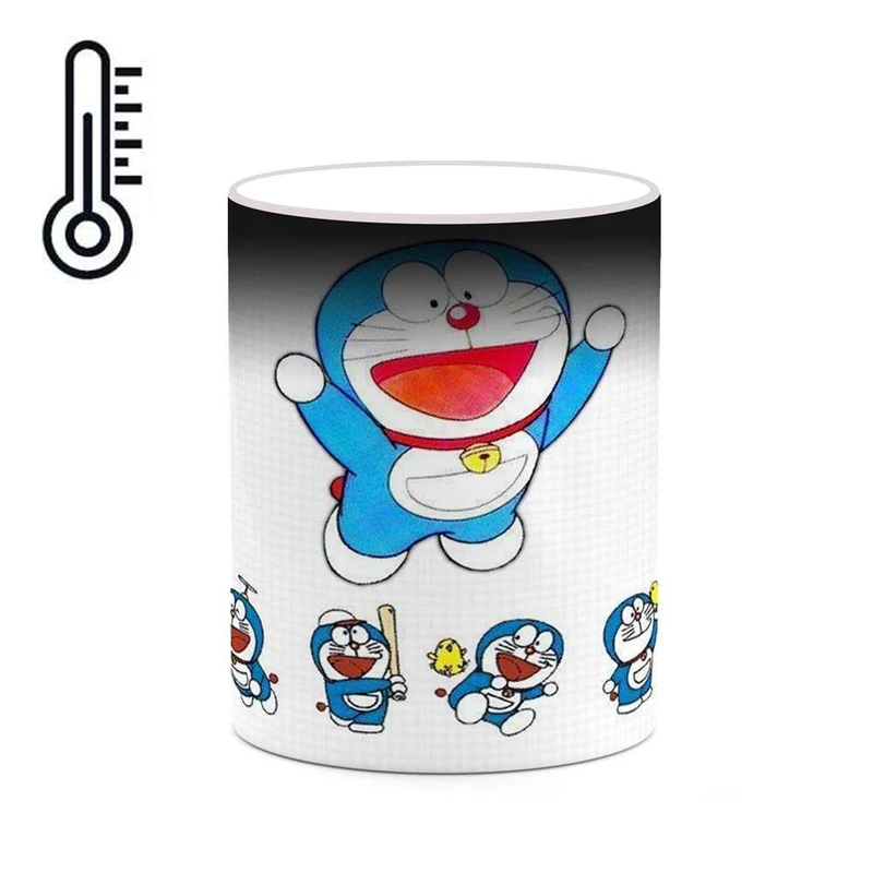 ماگ حرارتی کاکتی مدل کارتون Doraemon کد mgh22533