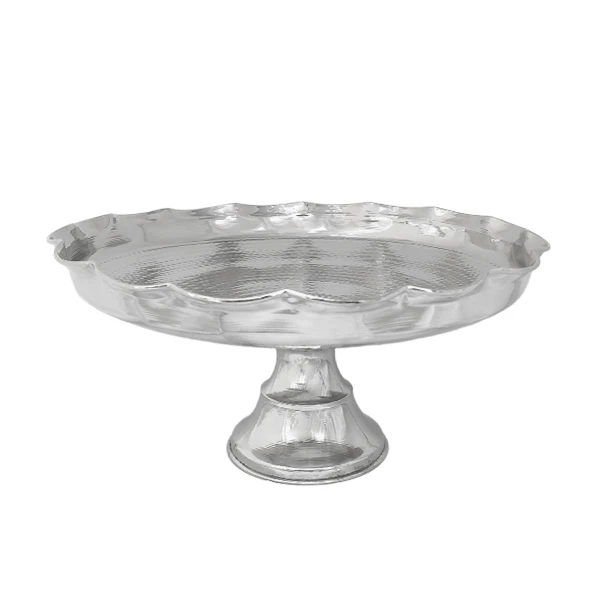 شیرینی خوری مسی مدل لب چین کروم کد ZH296