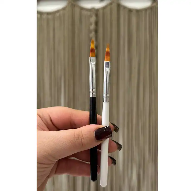قلم موی طراحی ناخن مدل AM-F مجموعه 2 عددی