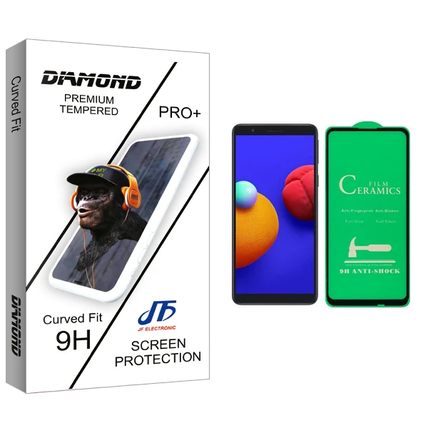 محافظ صفحه نمایش سرامیکی جی اف مدل Diamond glass مناسب برای گوشی موبایل سامسونگ Galaxy A01 Core