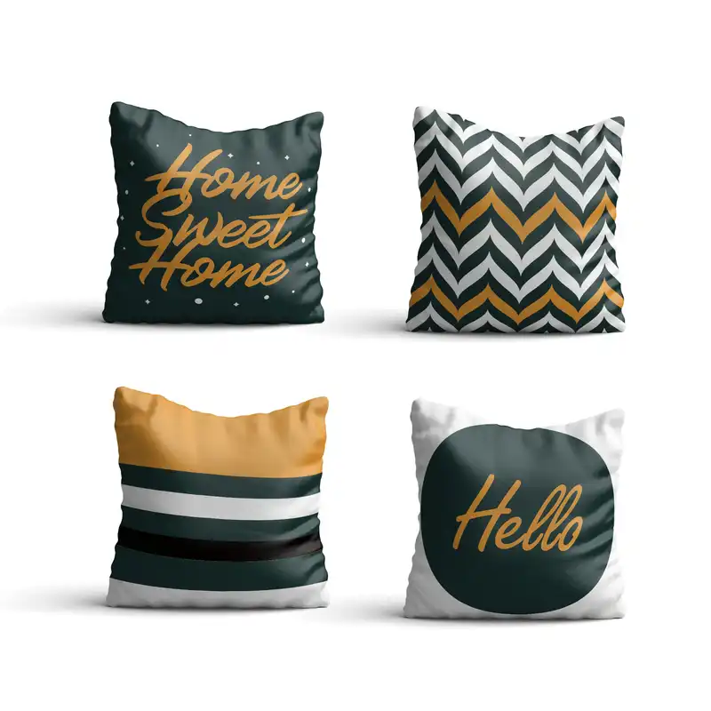 کاور کوسن طرح هوم سوییت کد SWT01 مجموعه 4 عددی