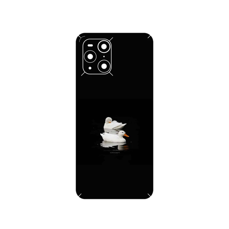 برچسب پوششی ماهوت مدل Duck مناسب برای گوشی موبایل اپو Find X3 Pro