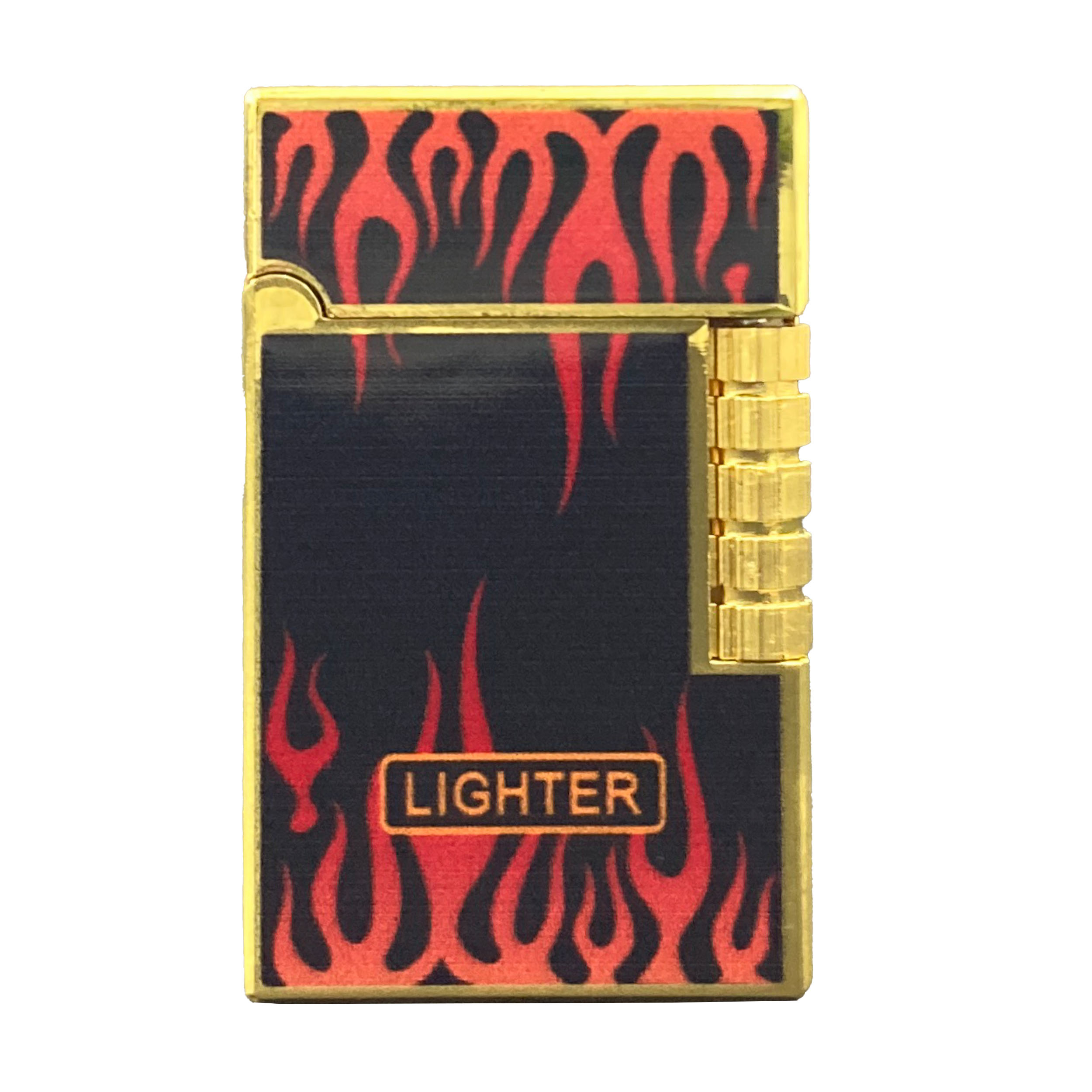 فندک مدل سنگ بغل طرح شعله کد DKD-1435