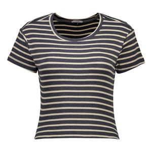 کراپ‌ تی‌شرت آستین کوتاه زنانه ایزی دو مدل رینگر