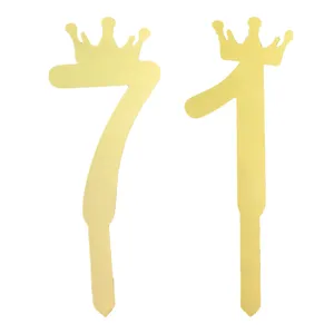 تاپر کیک هانستو مدل عدد 71 کد TPN71 مجموعه 2 عددی