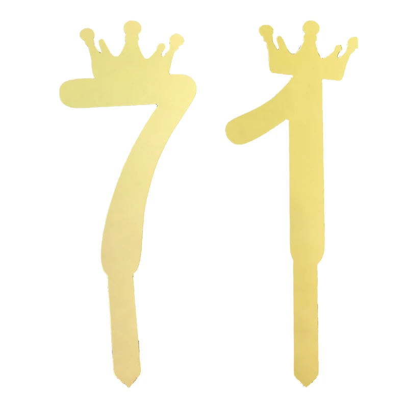 تاپر کیک هانستو مدل عدد 71 کد TPN71 مجموعه 2 عددی