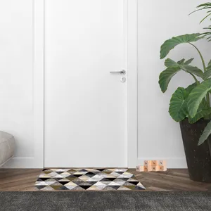 پادری مدل سه لایه رویه مخمل طرح مدرن کد S257 سایز 75x45 سانتی متر