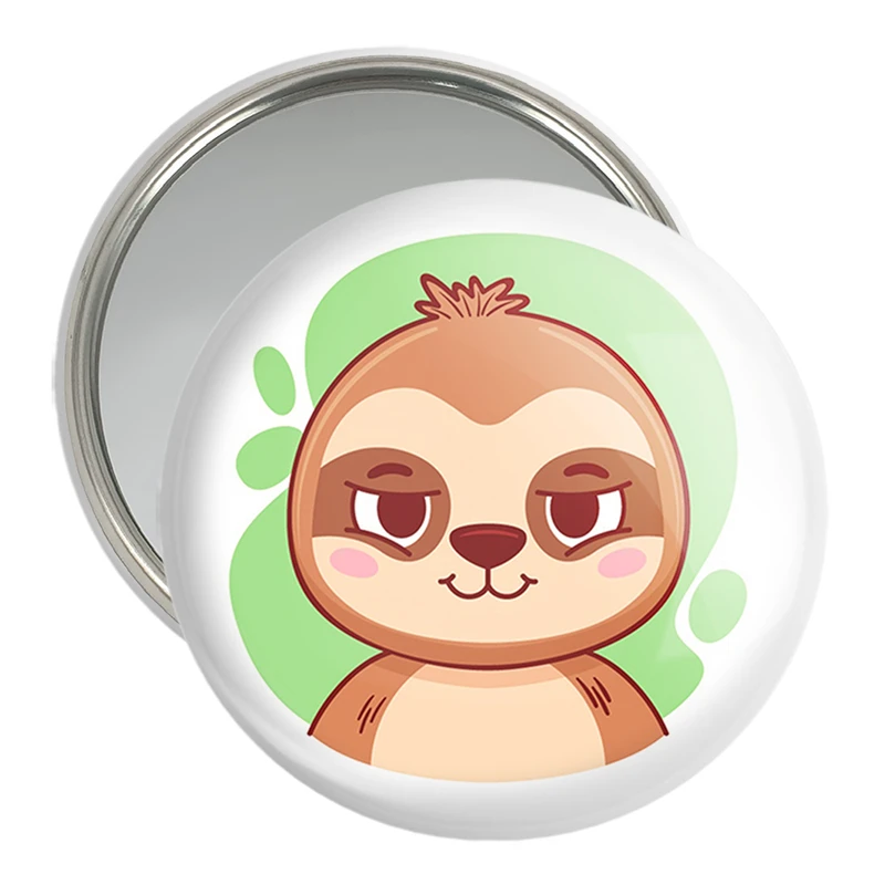 آینه جیبی خندالو مدل تنبل حیوانات بامزه کد 37143