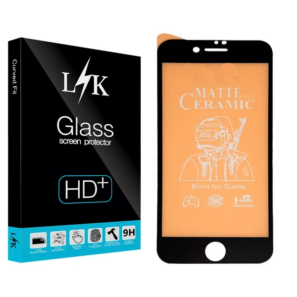 محافظ صفحه نمایش سرامیکی مات ال کی مدل 1 مناسب برای گوشی موبایل اپل iphone 6/7/8