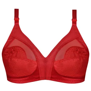 سوتین زنانه ماییلدا مدل بدون فنر گیپور گلدار کد 5056