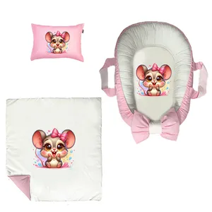 سرویس خواب 3 تکه نوزاد مدل موش کد DKBP91-set
