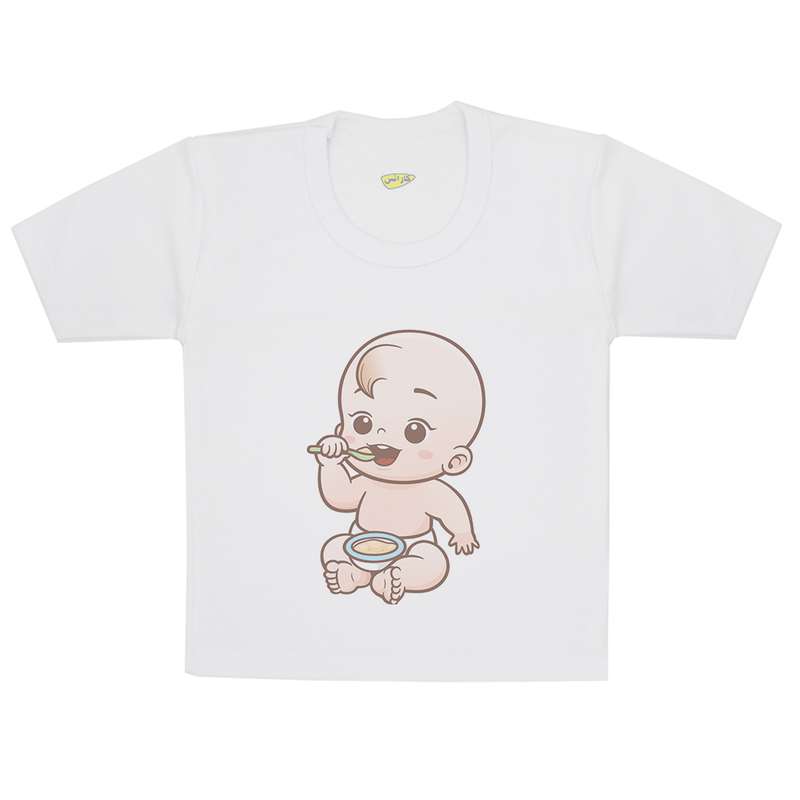 تی شرت آستین کوتاه نوزادی کارانس مدل TSB-3020