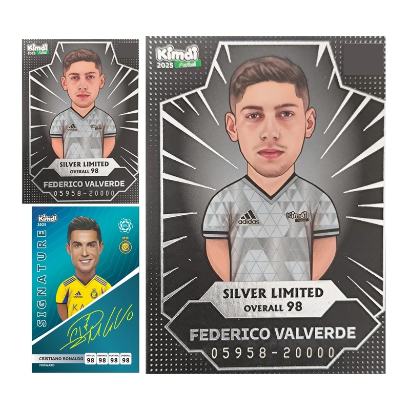 اسباب بازی زینتی کیمدی مدل فدریکو والورده لیمیتد به همراه برچسب و گیفت کارت 