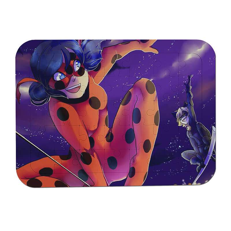 پازل 35 تکه مدل دختر کفشدوزکی کد PA 0064