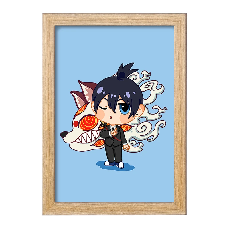 تابلو خندالو مدل انیمه مرد اره ای کد F955