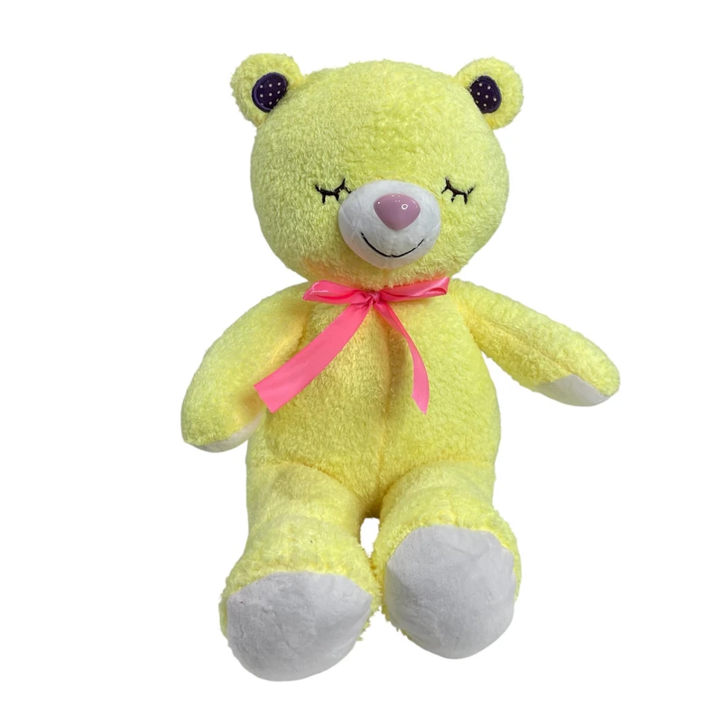 عروسک پولیشی مدل خرس خواب ارتفاع ۳۵ سانتی متر