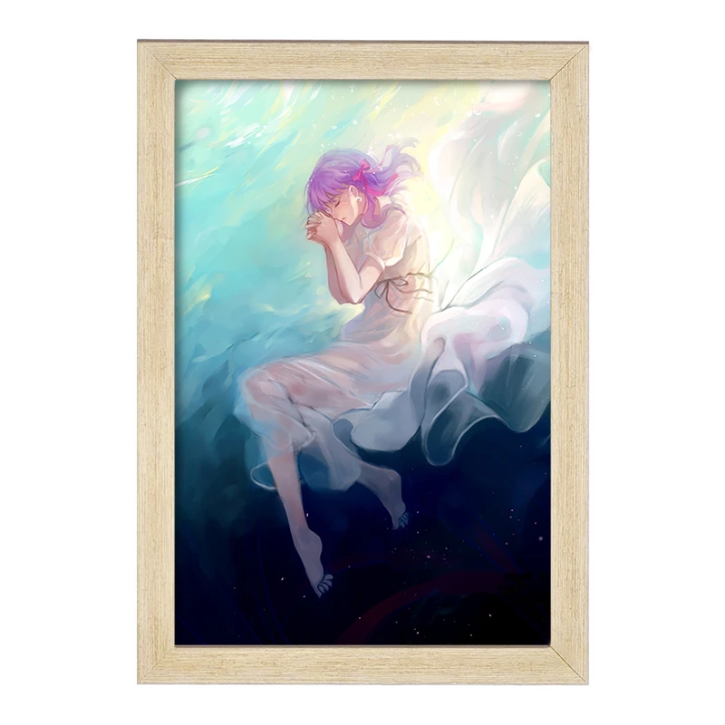 تابلو خندالو مدل ساکورا انیمه فیت استی نایت Fate Stay Night  کد 22781