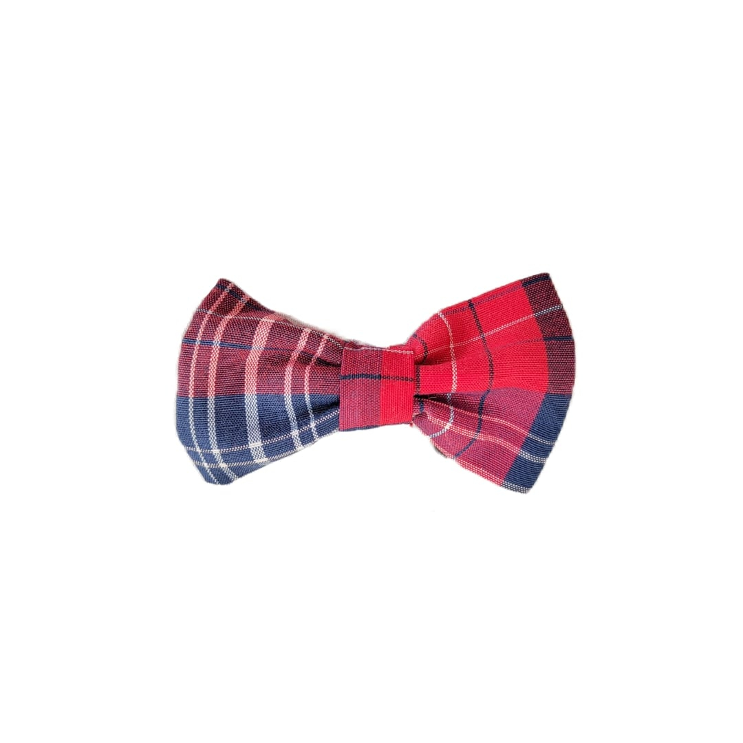 لباس سگ و گربه و خرگوش مدل بلوز چهارخانه سایز S به همراه پاپیون