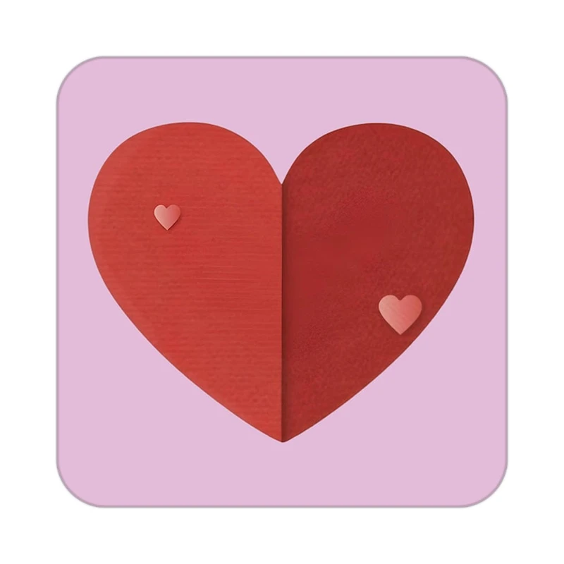 زیر لیوانی کاکتی طرح عاشقانه مدل mp37528