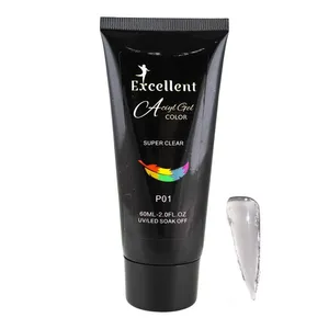 پلی ژل کاشت ناخن اکسلنت مدل P01 حجم 60 میلی لیتر