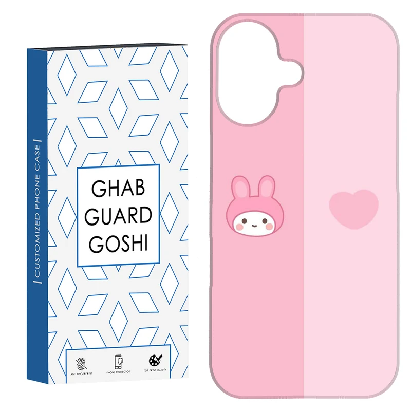 کاور قاب گارد گوشی طرح خرگوش کد Dimo-343 مناسب برای گوشی موبایل اپل Iphone 16
