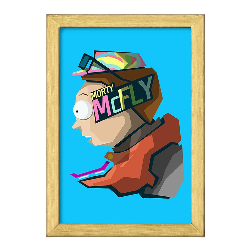 تابلو خندالو طرح انیمیشن ریک و مورتی Rick and Mort کد 26395