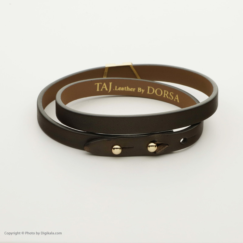 دستبند طلا 18 عیار مردانه تاج مدل G219 دستبند طلا 18 عیار مردانه تاج مدل G219