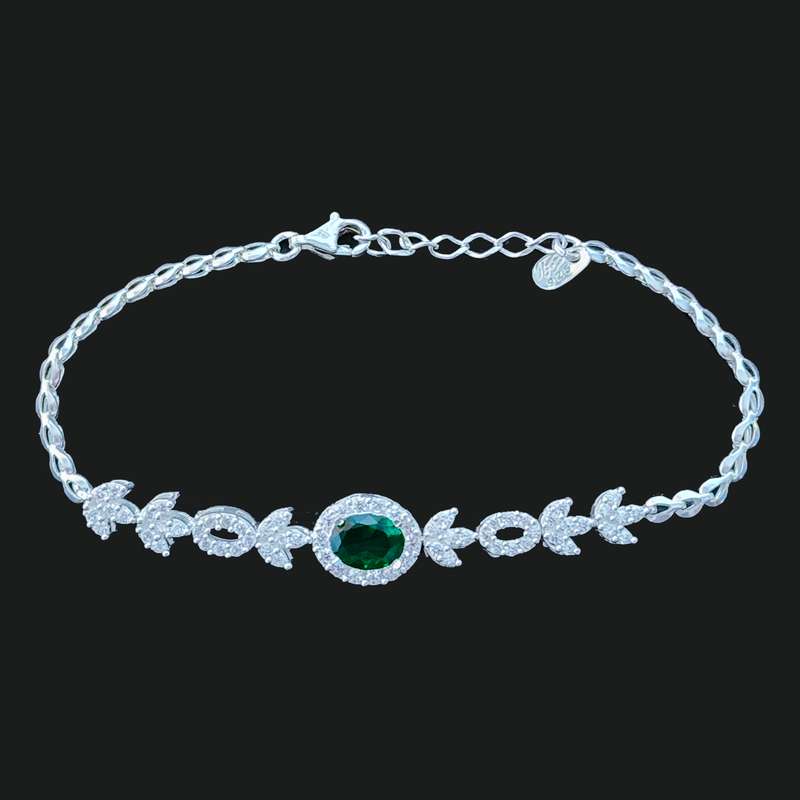 دستبند نقره زنانه مدل 30535 دستبند نقره زنانه مدل 30535