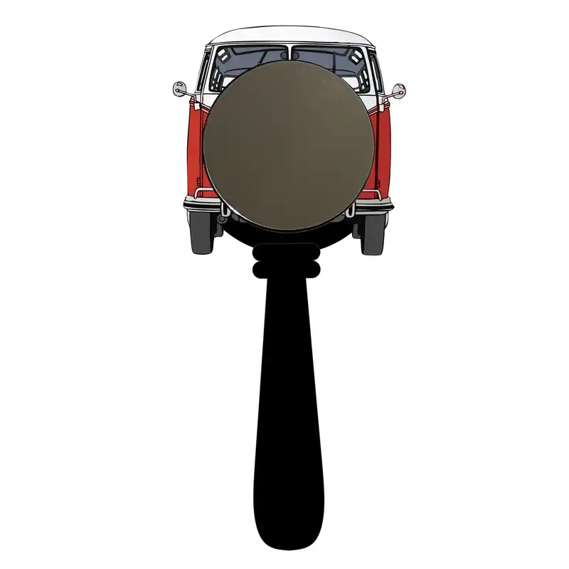 آینه آرایشی مدل فولکس کد 24