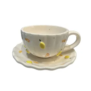فنجان و نعلبکی مدل لیمو