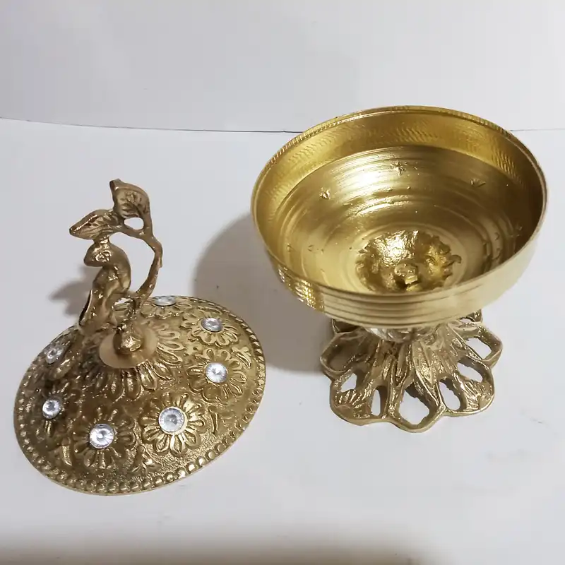 قندان برنزی مدل پرنده کد 600