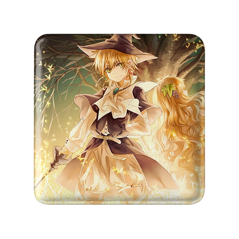 مگنت خندالو طرح انیمه ماگی هزارتوی سحر و جادو مدل مربعی کد 36037