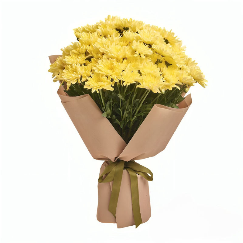 دسته گل داودی طبیعی کد 352