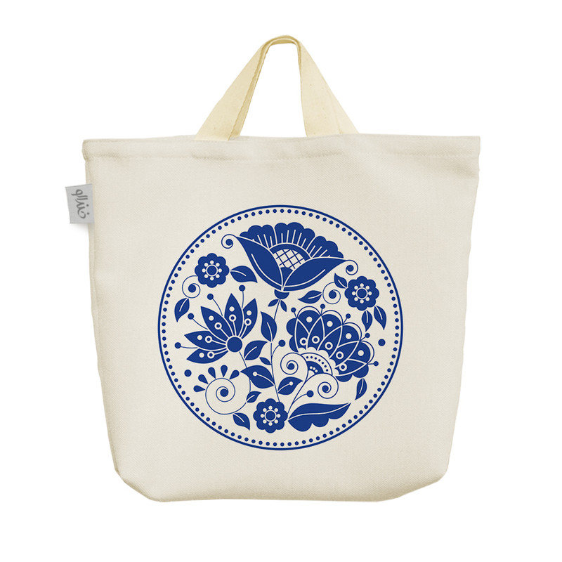 ساک خرید خندالو مدل گل کد 1875