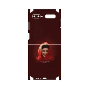 MAHOOT Portrait of an Indian Woman-FullSkin Cover Sticker for Samsung Galaxy Z Flip