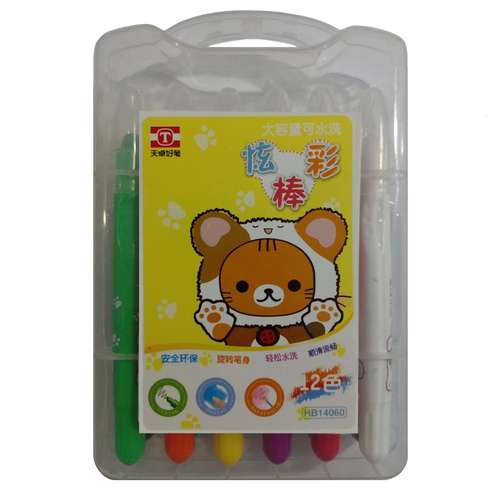 مداد شمعی 12 رنگ مدل پیچی کد Y1