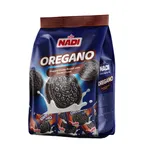 بیسکویت کرم دار کاکائویی اورگانو با مغزی شکلاتی نادی - 250 گرم