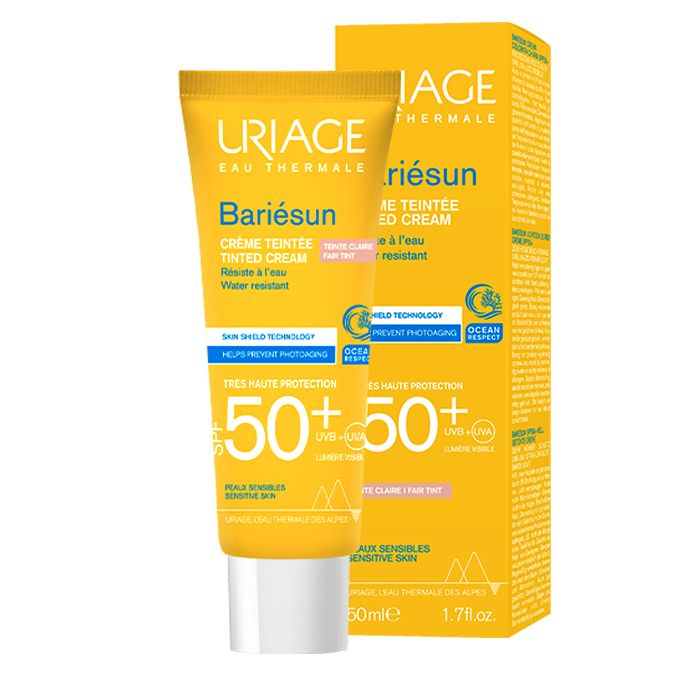 کرم ضد آفتاب رنگی اوریاژ SPF50 مدل Bariesun مناسب پوست حساس حجم 50 میلی لیتر -  - 4